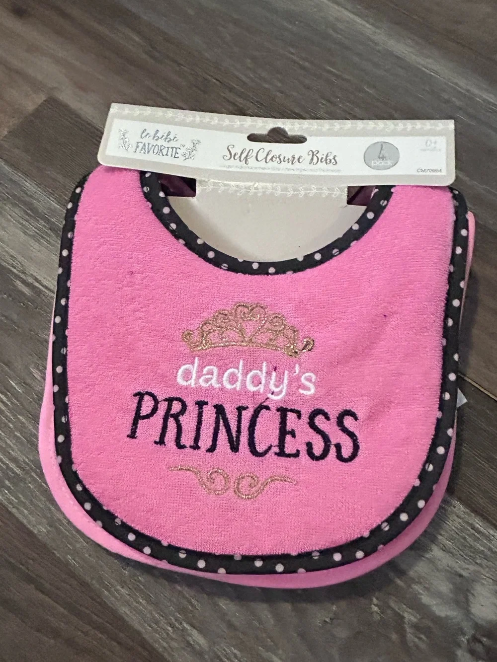 Petite L'Amour Baby Girls' 4Pack Bibs - pink/multi, one size
